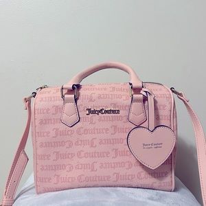 Juicy couture pink barrel purse